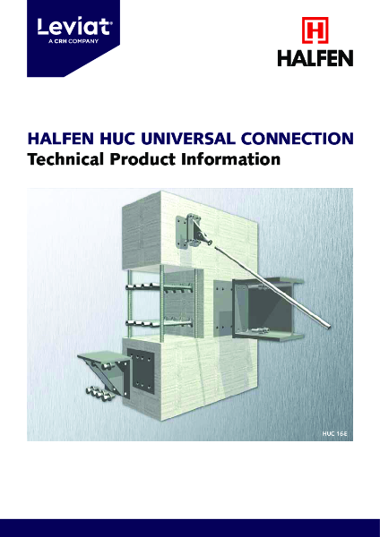 Halfen HUC Universal Connection - Technical Product  Information