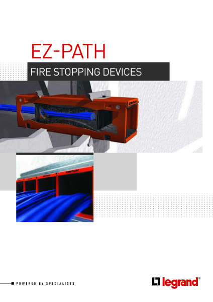 EZ-Path fire stopping devices - Brochure