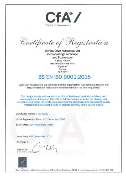 ISO 9001:2015 Certificate