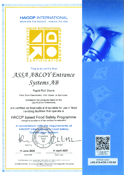 HACCP International Product Compliance Certification