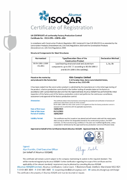 UK/CA Marking