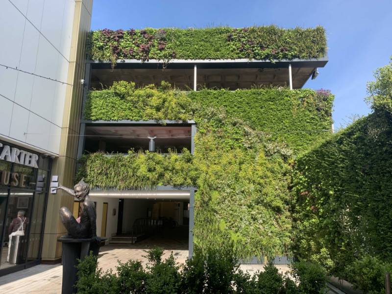 Bell Court Shopping Centre Car Park Living Wall, Stratford-upon-Avon