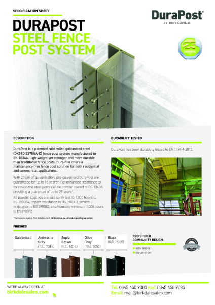 Durapost Classic Data Sheet