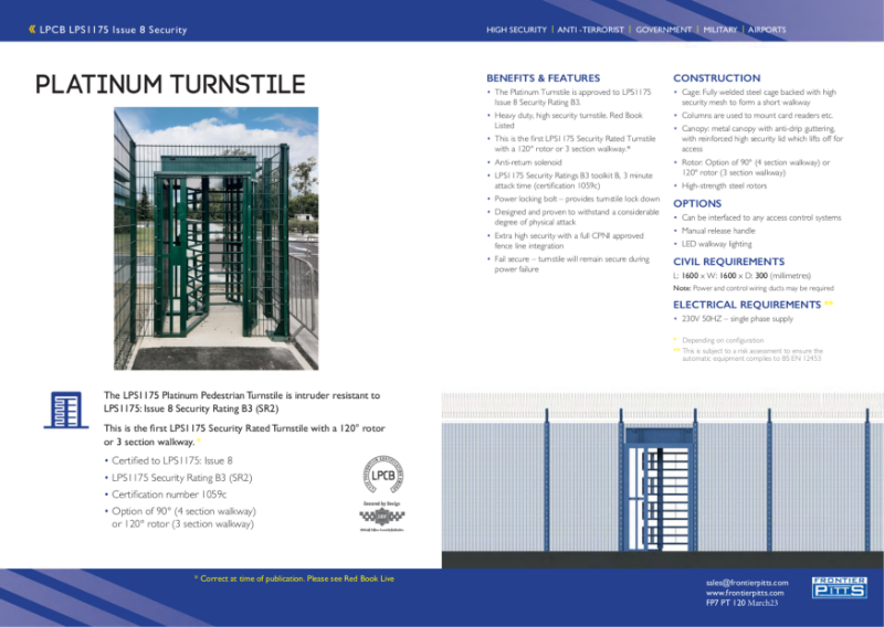 LPS1175:Issue 8 Platinum Turnstile B3