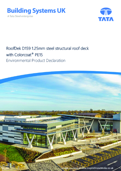 EPD RoofDek D159 - 1.25mm steel