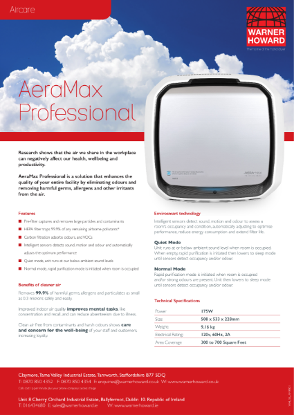 AeraMax Professional air cleaner