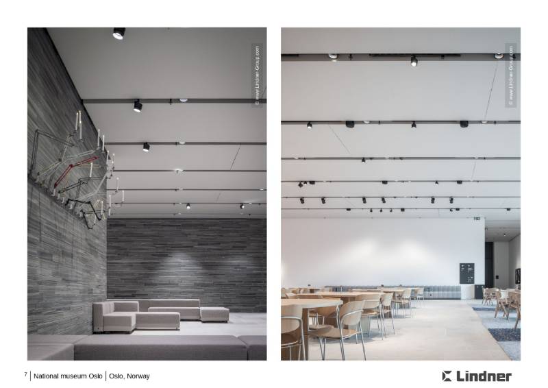 National Museum - Oslo -> Ceilings and Partitions