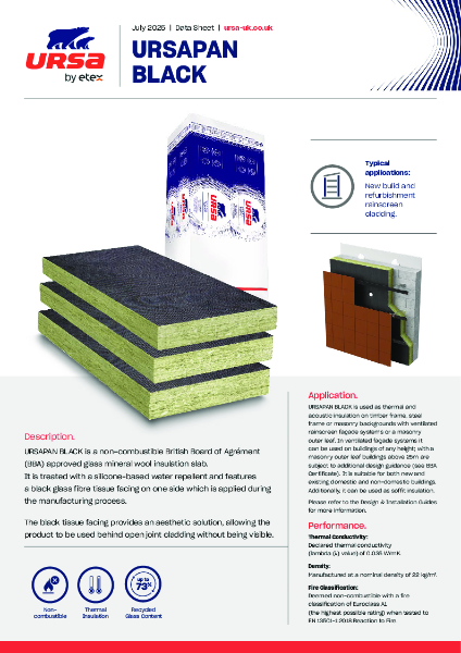URSAPAN BLACK - Datasheet