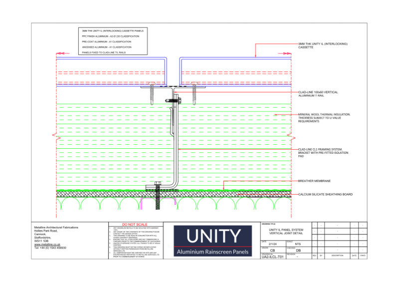 Unity A1 IL-T01 Technical Drawing
