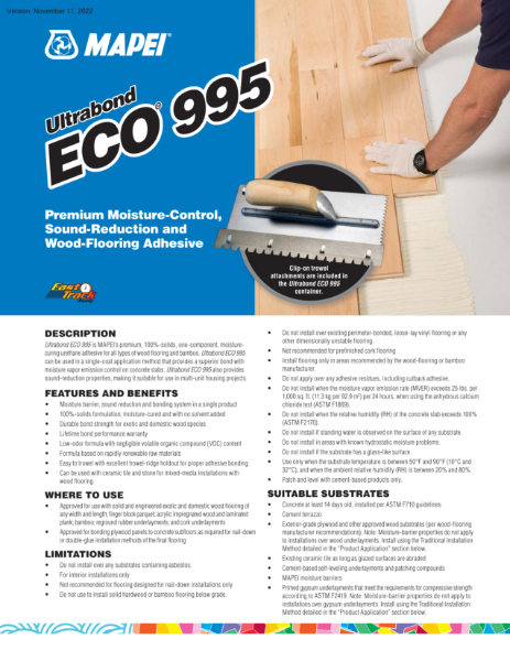 Ultrabond ECO® 995