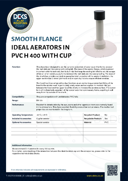 Roof Vent Tall - PVC