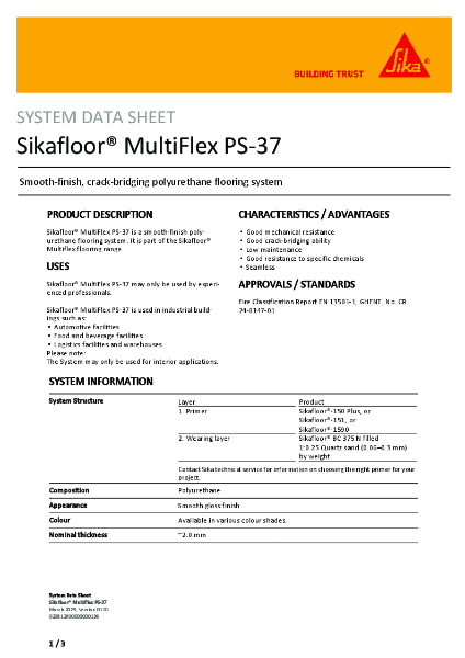 Sikafloor® MultiFlex PS-37
