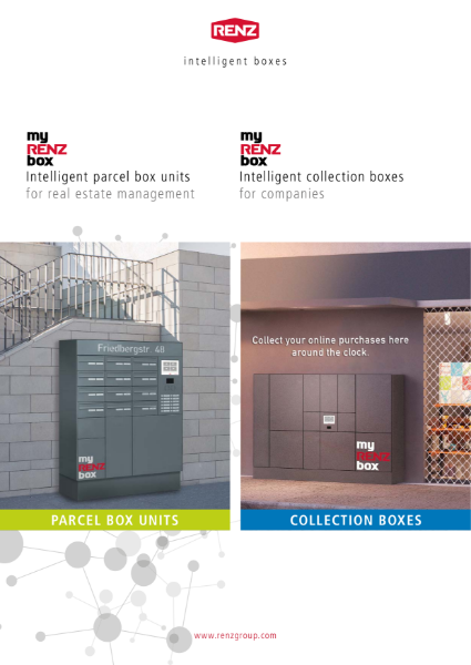 myRENZbox - Intelligent Parcel Box Brochure