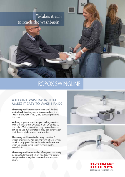 Ropox SwingLine washbasin