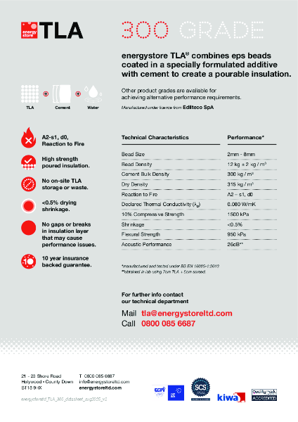 energystore TLA® Tech Data - 300 Grade