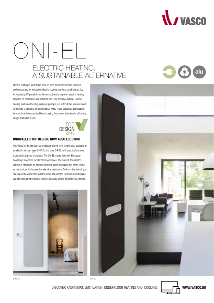 Vasco Aluminium Design Oni Electric