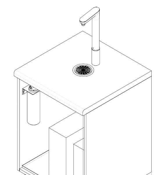 Aqua illi - Boiling & Ambient (BA) Water Tap - Fully Integrated Water Tap System