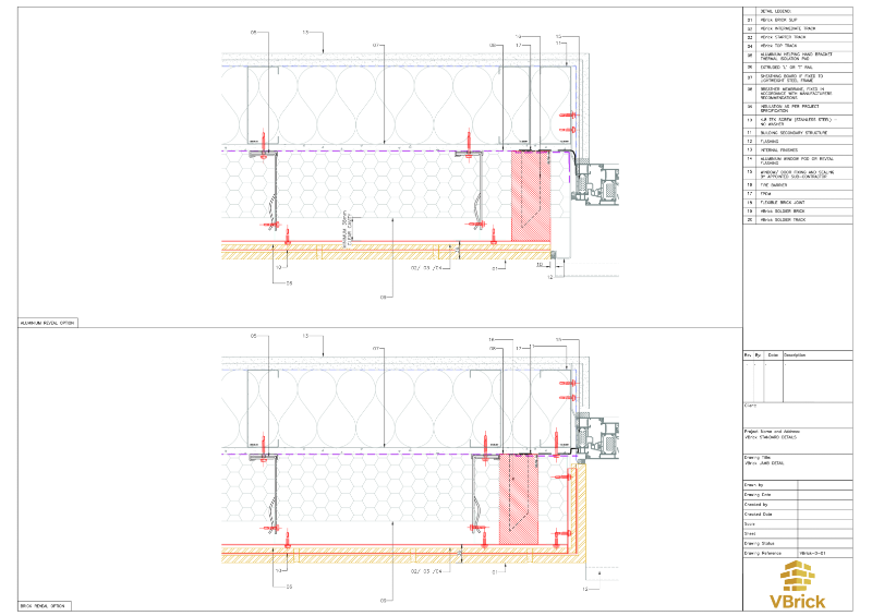 VBrick - JAMB DETAIL
