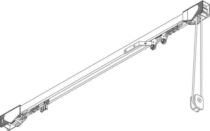 Curtain Track - Cord Operated - Silent Gliss SG 3900  - Curtain Tracks