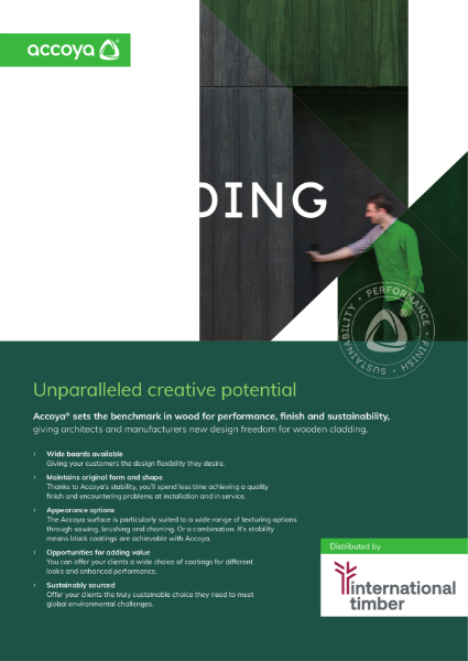 Accoya - Benefits of Cladding