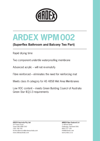 ARDEX WPM 002