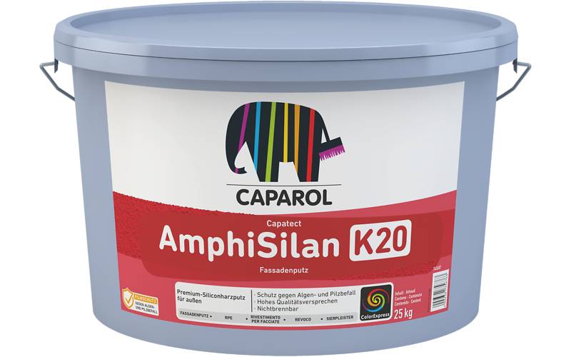 Capatect AmphiSilan Fassadenputz - Silicone Resin Finishing Coat
