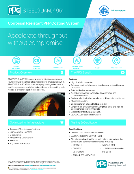 PPG STEELGUARD 951 Information Sheet