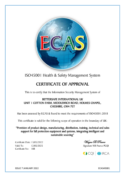 ISO 45001 Health and Safety Management