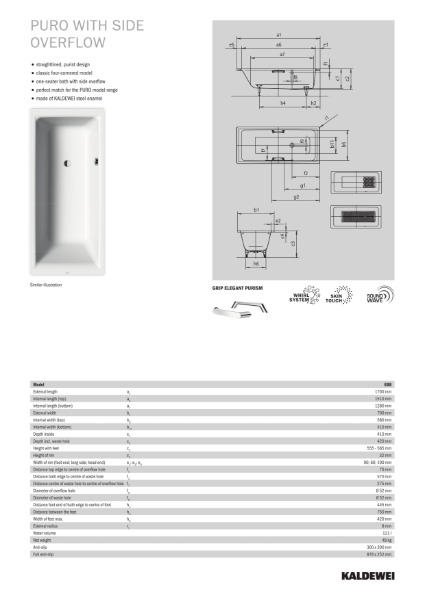 2588_688_Puro with Side OF_Technical Data Sheet