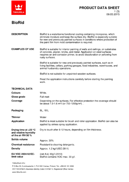 BioRid TDS