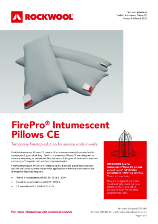 FirePro Pillow Datasheet