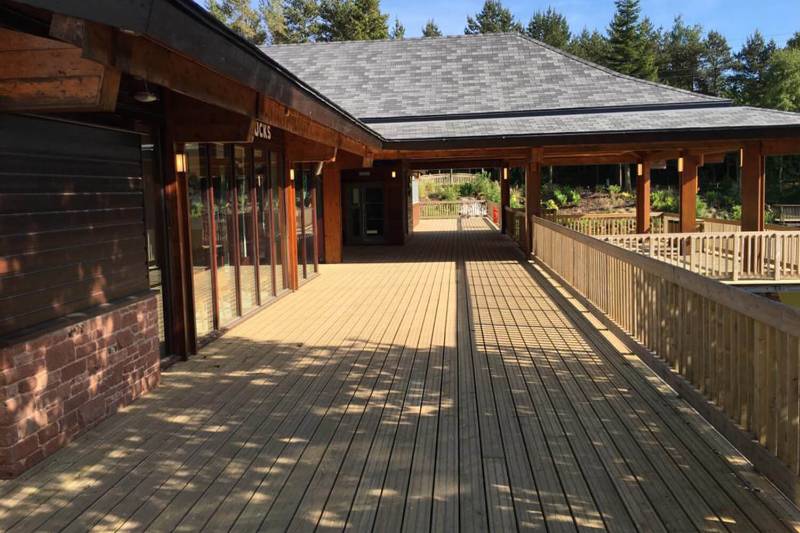 Center Parcs Pancake House | Commercial Non-Slip Decking Case study