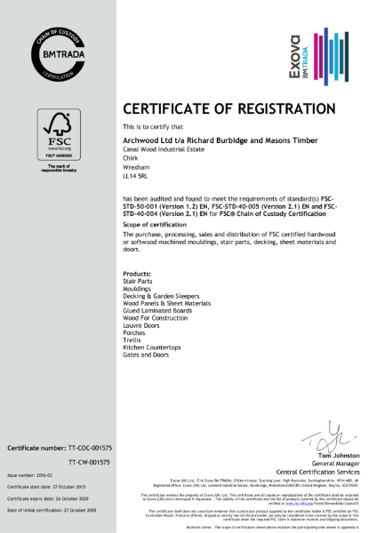 FSC Certificate