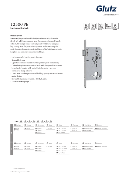 12500 PE Night Latch
