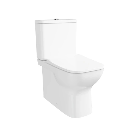 7693L003-0585- S20 Square Close Coupled BTW WC, Smoothflush, 63 cm - WC Toilet