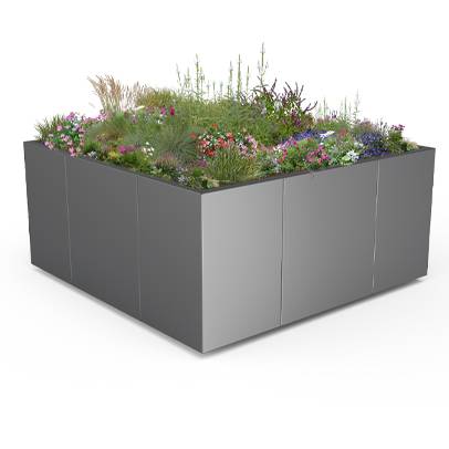 Stapel Planter Tubs - Classic Steel Plant Container