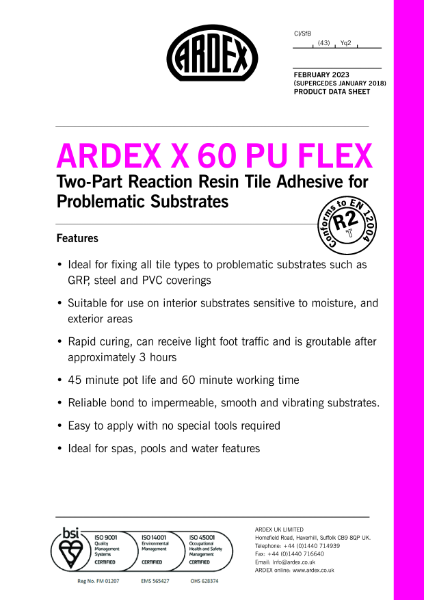 ARDEX X 60 PU FLEX