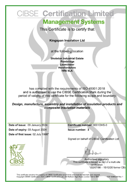 ISO 45001:2018 - Pembridge