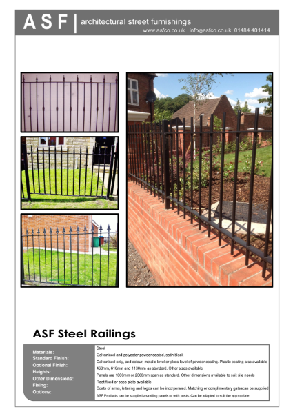 ASF Steel Railings / Brook Steel Railings