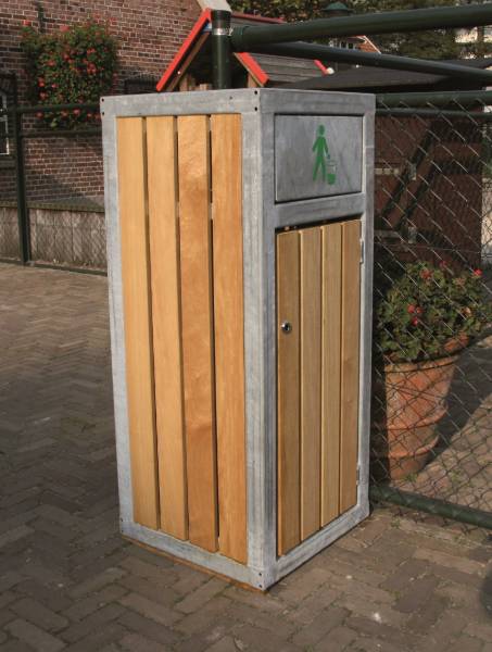 FalcoBloc Commercial Litter Bin - Hardwood Series of Litter Bins - Litter Bin