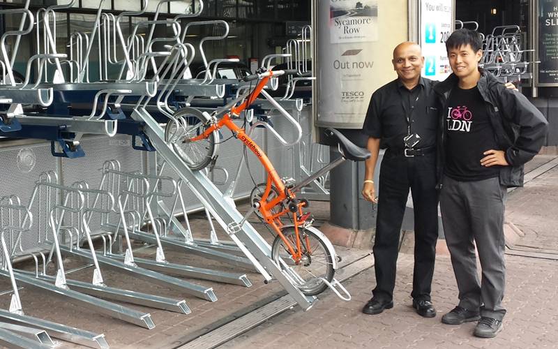 Victoria Station's 100-strong cycle and repair hub