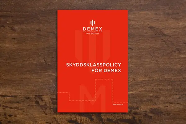 Demex har utviklet en beskyttelsesklassepolicy for å sikre at kunden får riktige produkter