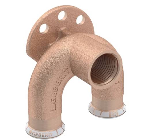 Geberit Mapress Copper Double Elbow Tap Connector 90°
