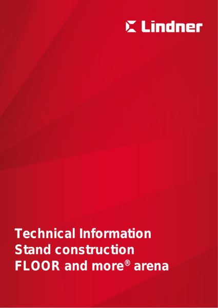 Technical Information - Stand construction FLOOR and more® arena