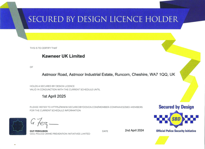 Secured by Design Certification