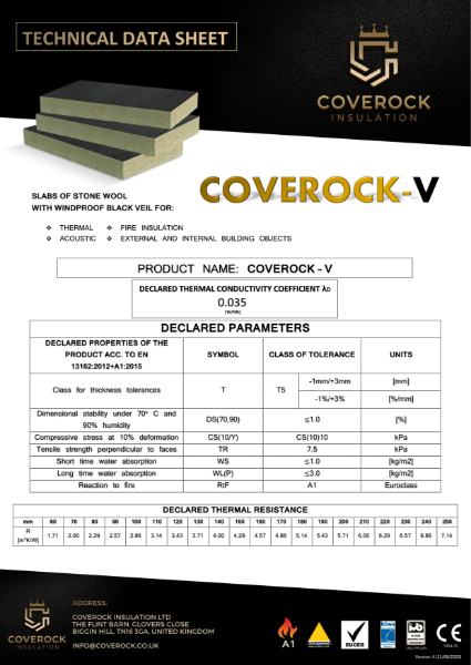 Coverock-V - Technical Data Sheet