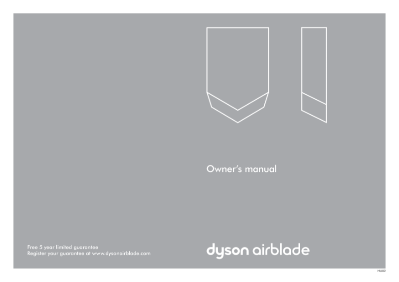 Owners manual - Dyson Airblade V