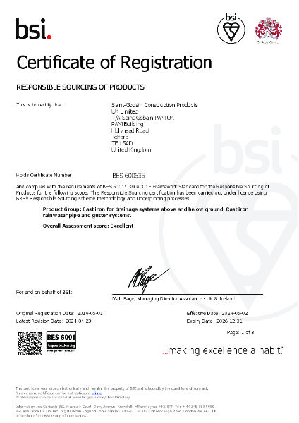 Responsible Sourcing of Products