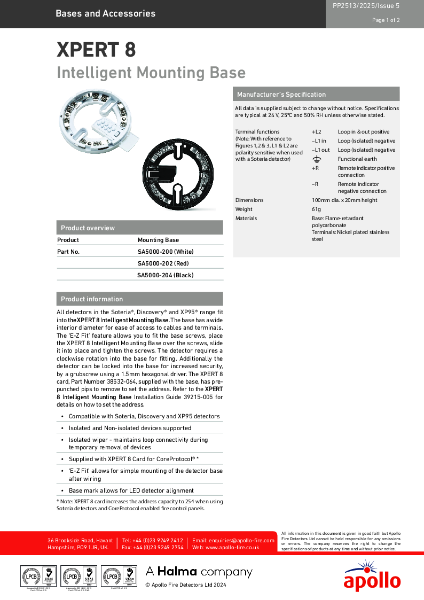 XPERT 8 Intelligent Mounting Base