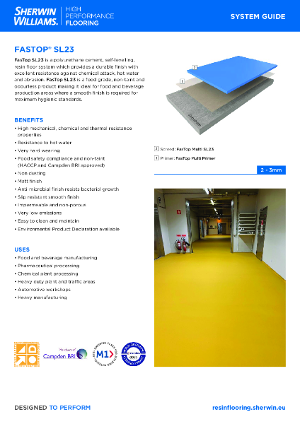Resin Flooring FasTop SL23 Screed System Guide